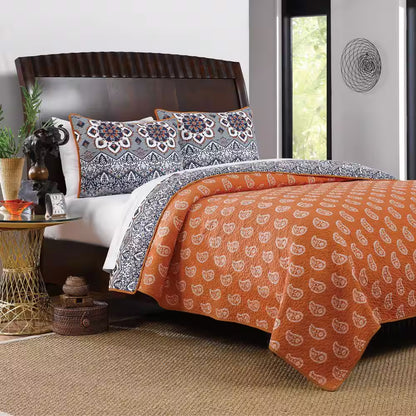 Medina 3-Piece Saffron Queen Set