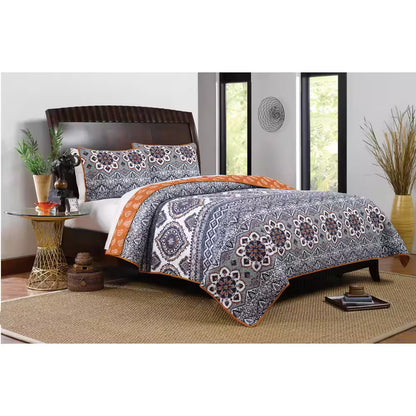 Medina 3-Piece Saffron Queen Set