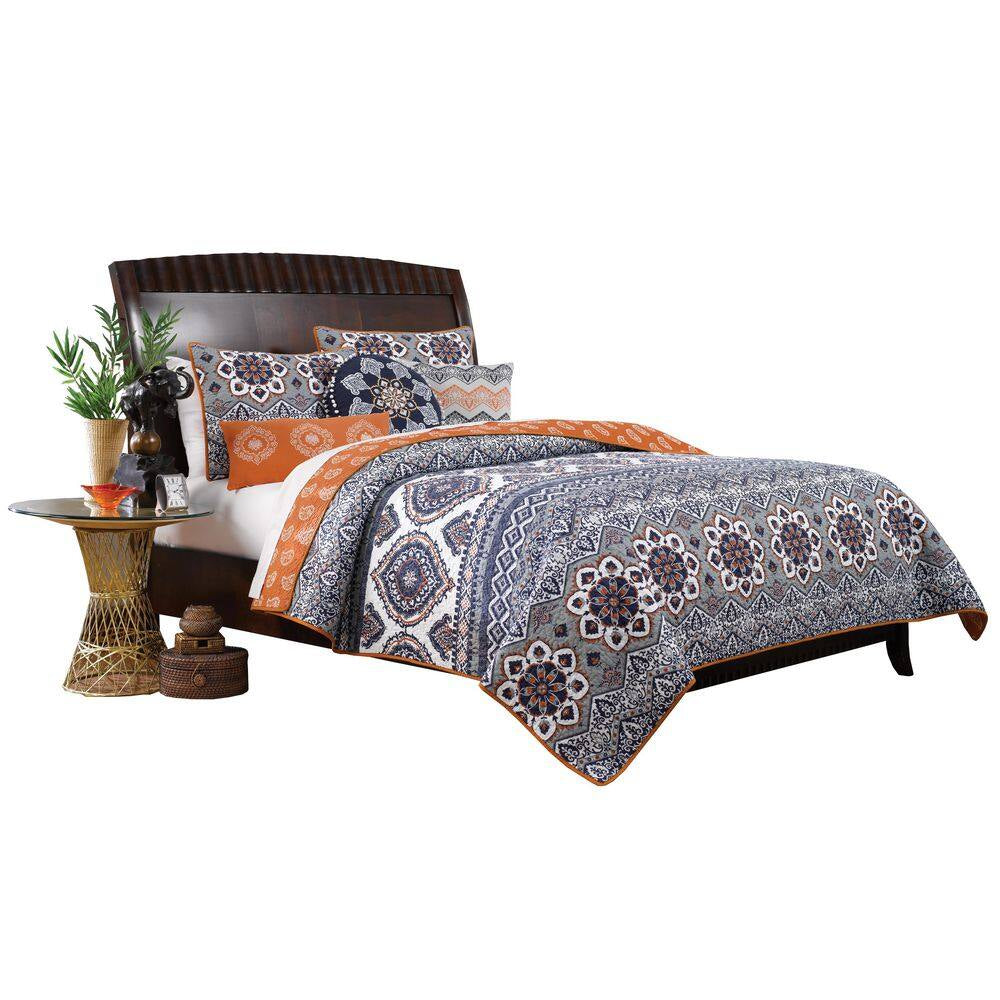 Medina 3-Piece Saffron Queen Set