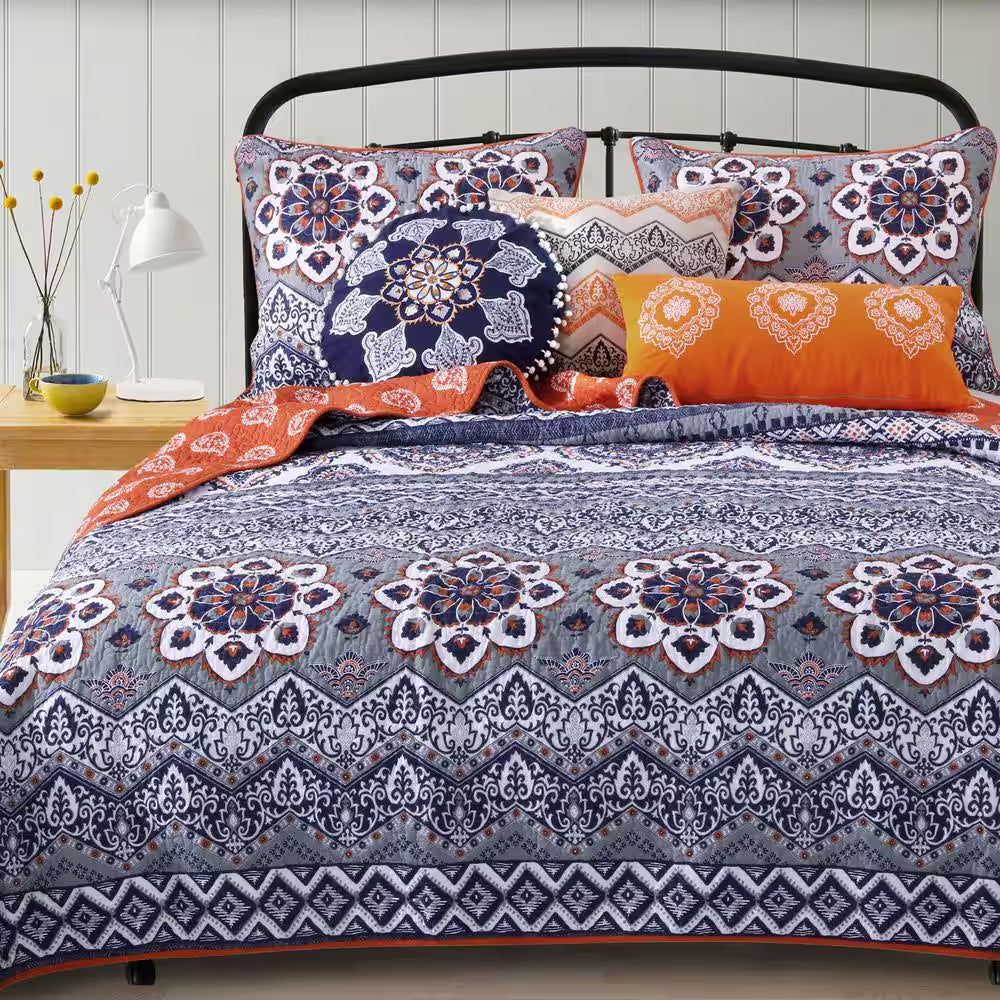 Medina 3-Piece Saffron Queen Set