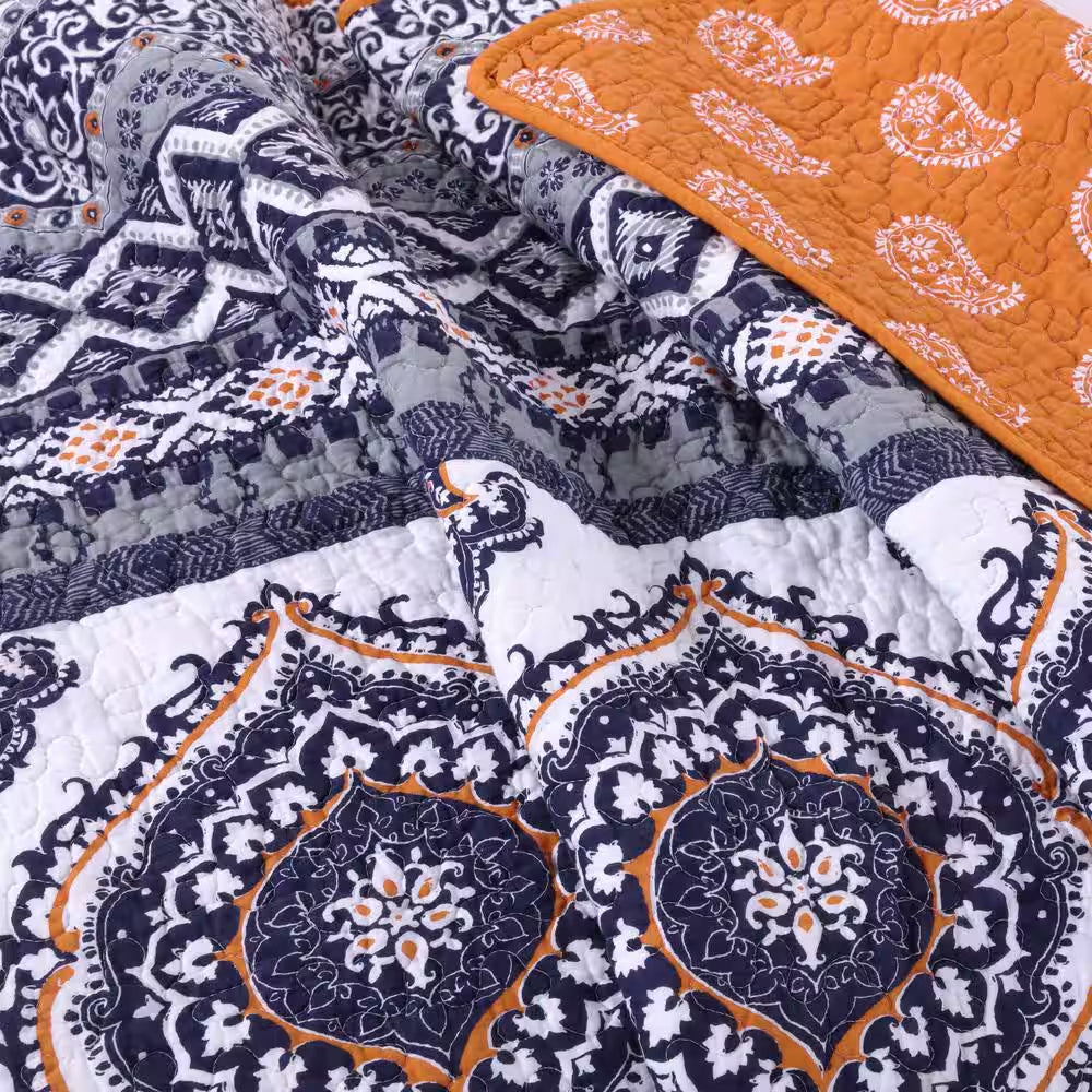 Medina 3-Piece Saffron Queen Set