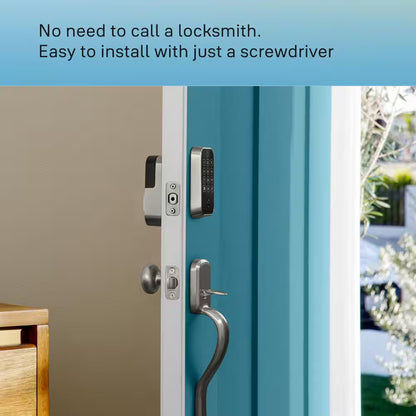Assure Lock 2 Smart Door Lock with Bluetooth Connectivity and Pushbutton Keypad in Oil Rubbed Bronze Finish
